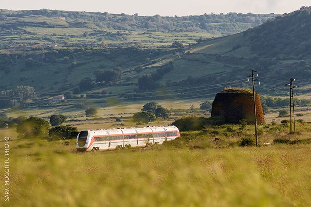 "E per un istante ritorna la voglia di vivere a un'altra velocità, passano ancora lenti i treni per Tozeur". Si sente la necessità assoluta di muoversi. E soprattutto di muoversi in una direzione particolare. Una doppia necessità: muoversi e sapere in che direzione. (D.H.Lawrence). La di sfuggita, un treno e il Nuraghe Oes ne segna il passaggio lento e inesorabile.