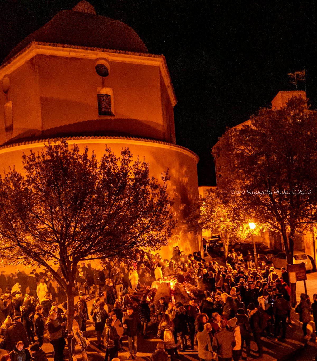 Fuoco di Sant'Antonio Mamoiada 2020